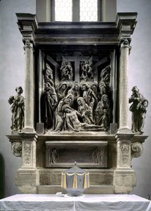 Retablo que representa el Lamento de Cristo, c.1526 de Tilman Riemenschneider